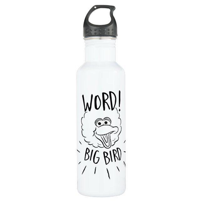Big Bird Skate Logo - Word! Big Bird 710 Ml Water Bottle (Front)