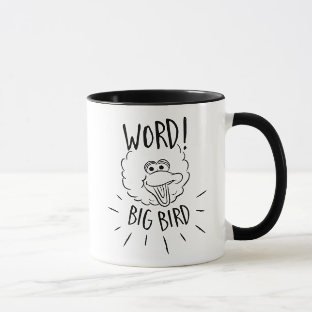 Big Bird Skate Logo - Word! Big Bird Mug (Right)