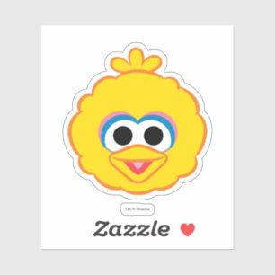 Big Bird Smiling Face 2