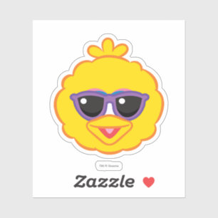 Big Bird Smiling Face with Sunglasses