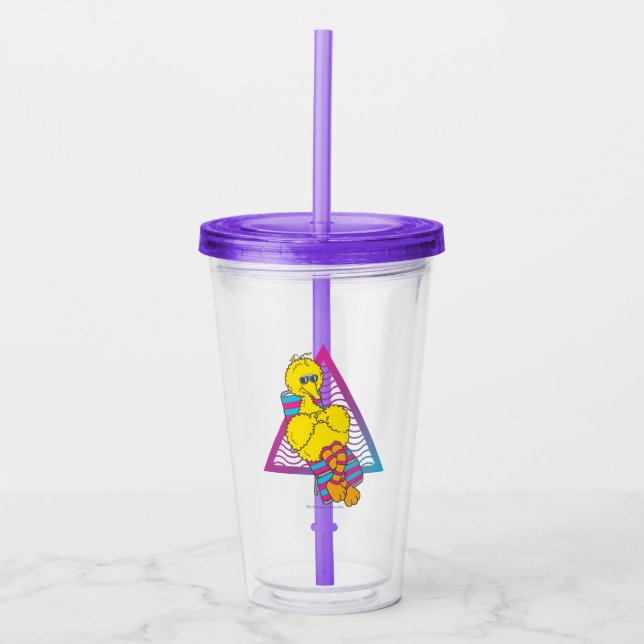 Big Bird | Summer Vibes Acrylic Tumbler (Front)