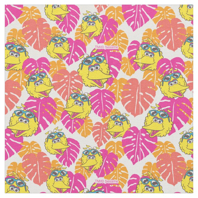 Big Bird | Tropical Pattern Fabric (Close Up)