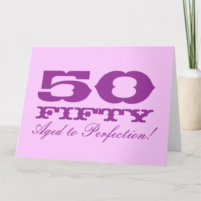 Big Birthday card for women | Extra large size (Front)
