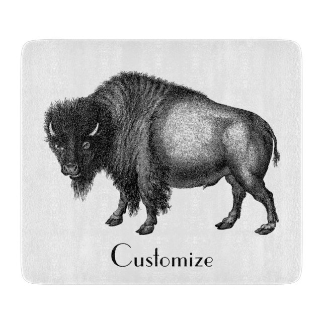 Big Bison Buffalo Thunder_Cove   Cutting Board (Front)