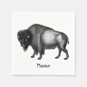 Big Bison Buffalo Thunder_Cove  Napkin