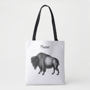 Big Bison Buffalo Thunder_Cove Tote Bag