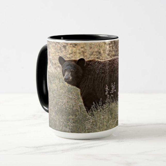 Big Black Bear Mug (Front Left)