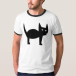 Big Black Cat T-Shirt<br><div class="desc">A shirt with art by Jad Fair</div>