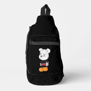 Big black-eared mouse sling bag