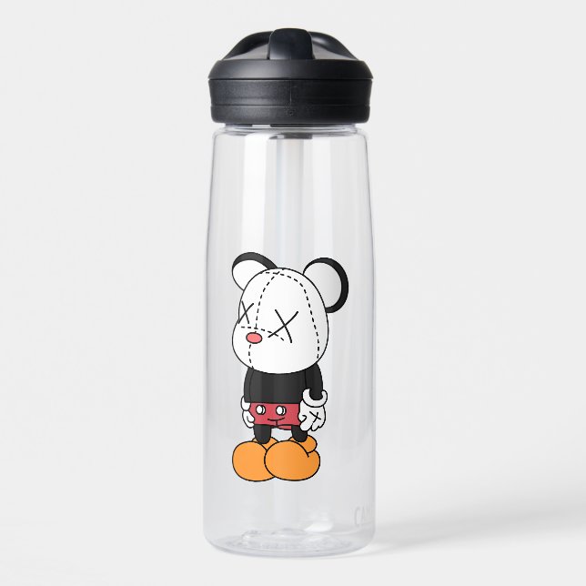 Big black-eared mouse water bottle (Front)