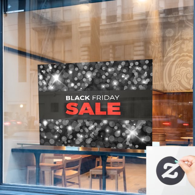 Big BLACK FRIDAY SALE  Window Cling (Cafe Window)