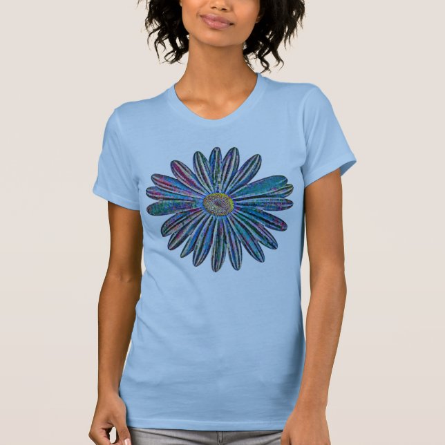Big Blue Daisy T-Shirt (Front)