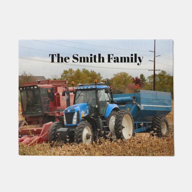 Big Blue  Doormat (Front)