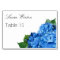 Big Blue Hydrangea Custom Escort Cards
