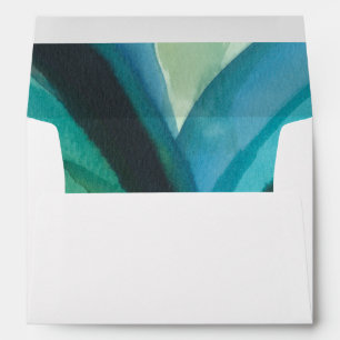 Big Blue Leaf I Envelope
