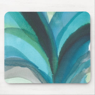 Big Blue Leaf I Mouse Pad