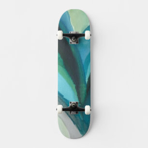 Big Blue Leaf I Skateboard