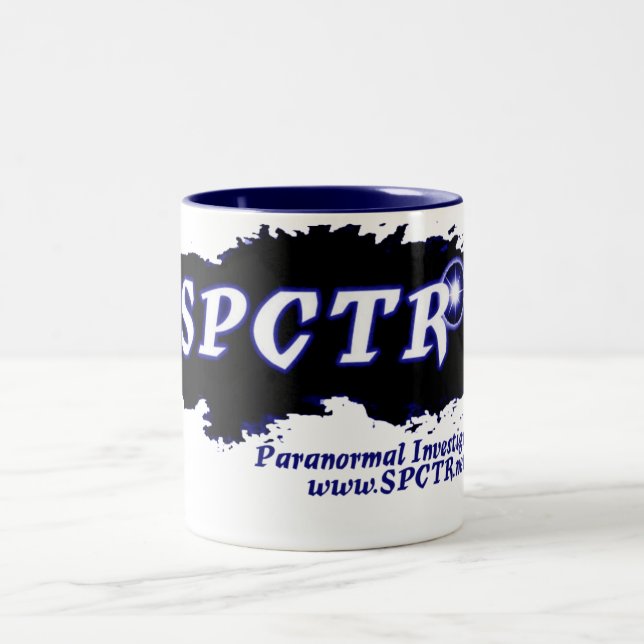 Big, Blue SPCTR mug (Center)