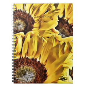Big Bold Sunflowers Notebook