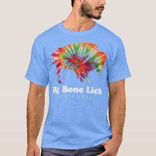 Big Bone Lick State Park Kentucky Bison Tie Dye Fo T-Shirt