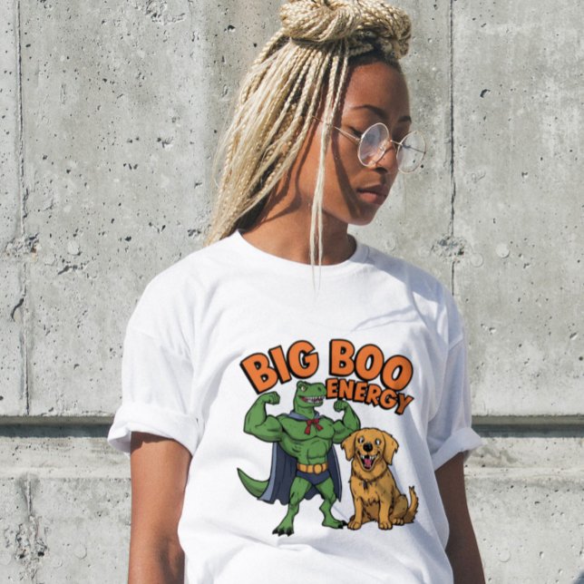Big Boo Energy T Rex Retriever Halloween Tee (Creator Uploaded)