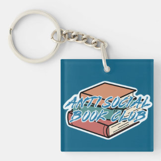 Big Book Energy, Antisocial Book Club Key Ring