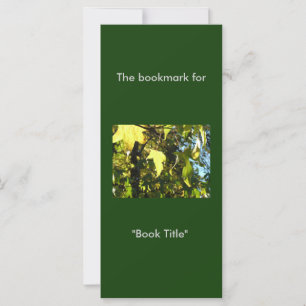 Big bookmark, fall maple tree