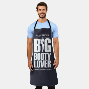 BIG BOOTY LOVER Funny Mens Apron