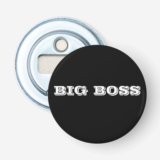 Big Boss bumpersticker Bottle Opener (Front)