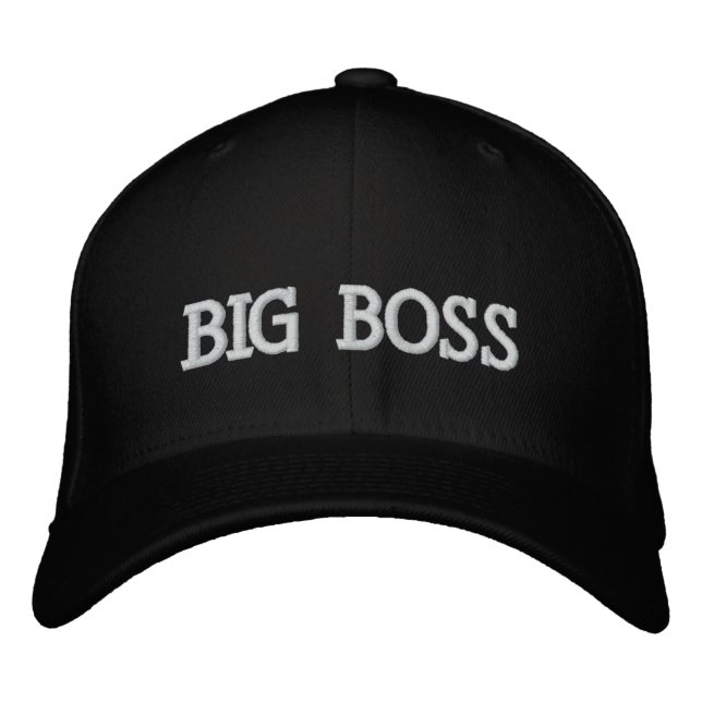 Big boss embroidered hat (Front)