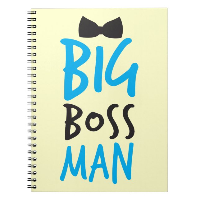 Big Boss man design NP Spiral Notebook (Front)