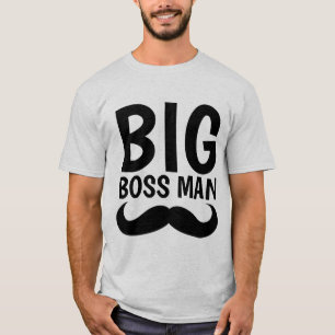 BIG BOSS MAN Moustache T-shirts
