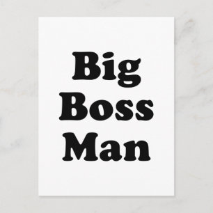 Big Boss Man Postcard