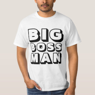 BIG BOSS MAN T-Shirts Dad Father's day