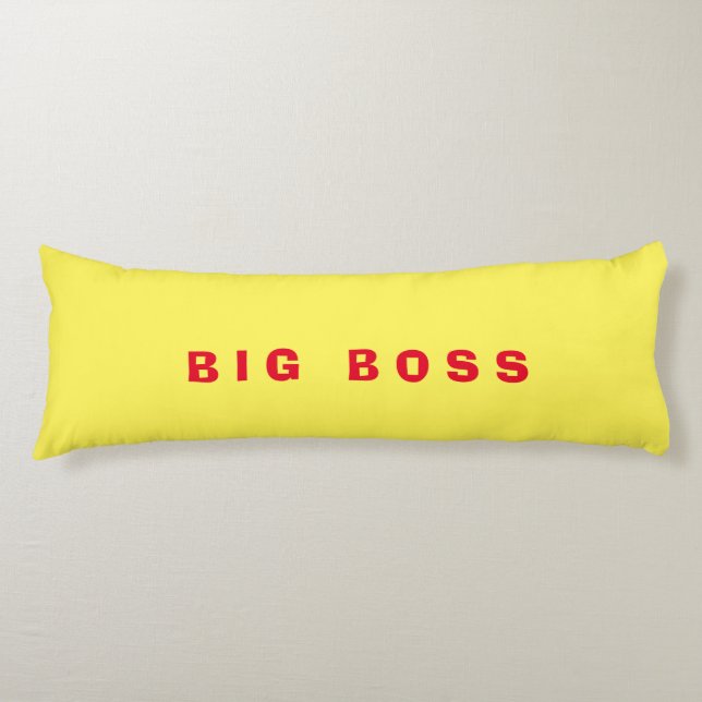 BIG BOSS PILLOW FOR FANS (Front)