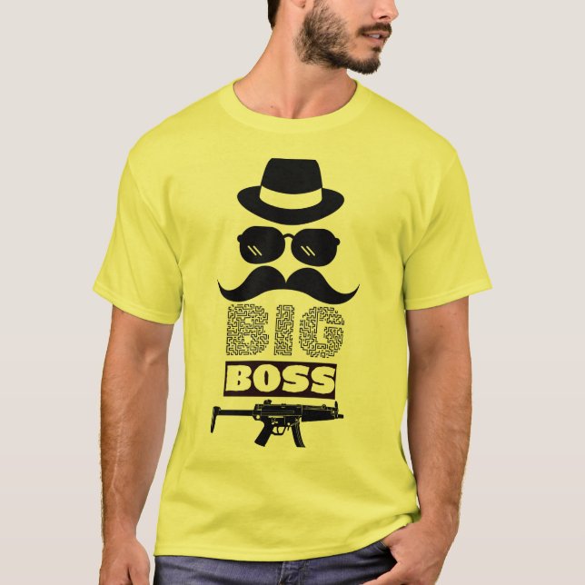 Big Boss Unique T-Shirt Design 2 (Front)