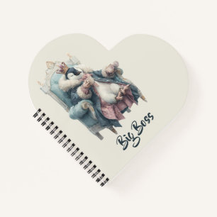 Big Boss Winter Penguin Design Notebook