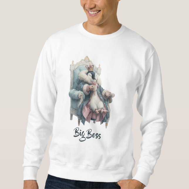 Big Boss Winter Penguin Design Sweatshirt (Front)