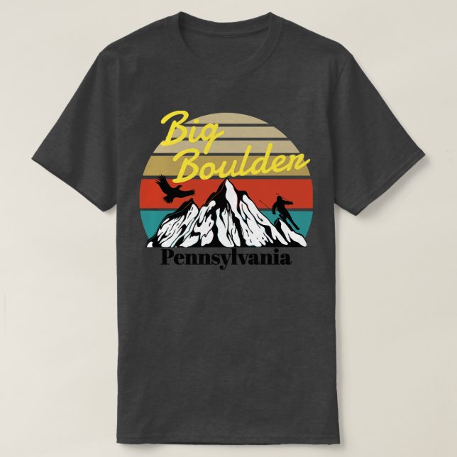 Big Boulder ski Pennsylvania T-Shirt (Design Front)