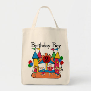 Big Bounce Boy 2nd Birthday Tshirts and Gifts Tote Bag