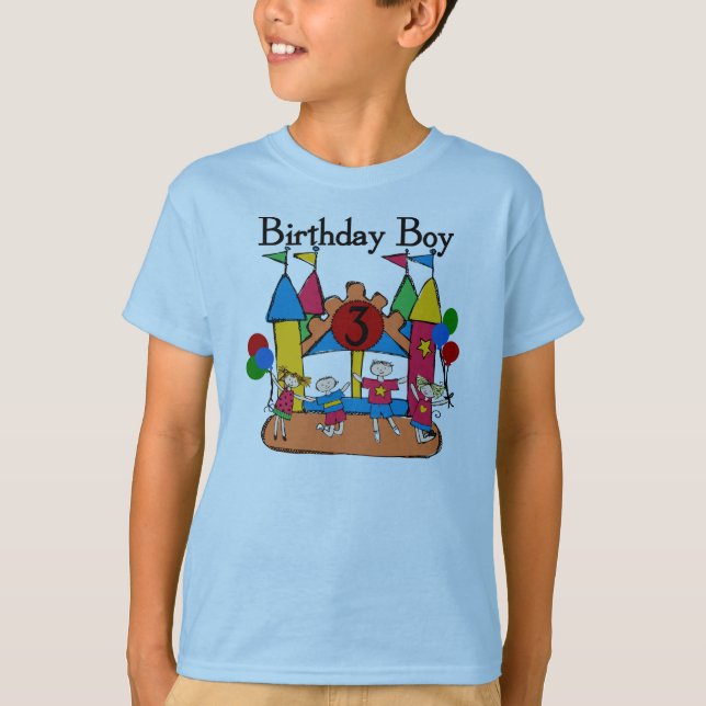 Big Bounce Boy 3rd Birthday T shirts and Gifts (Front)