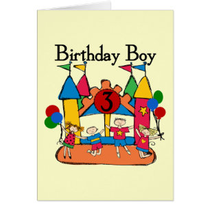 Big Bounce Boy 3rd Birthday T shirts and Gifts