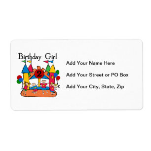 Big Bounce Girl 2nd Birthday Tshirts and Gifts