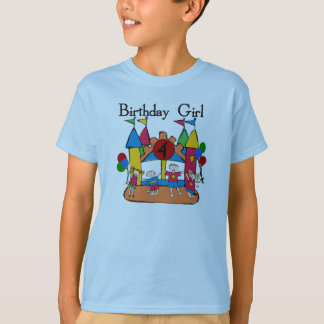 Big Bounce Girl 4th Birthday T-shirts and Gifts