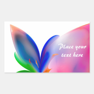 Big Bow Gift Box Rectangular Sticker