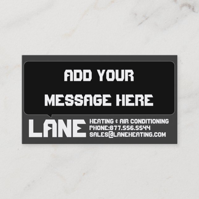 Big Box Business Card (Front)