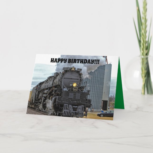 Big Boy 4014 Birthday Card (Front)
