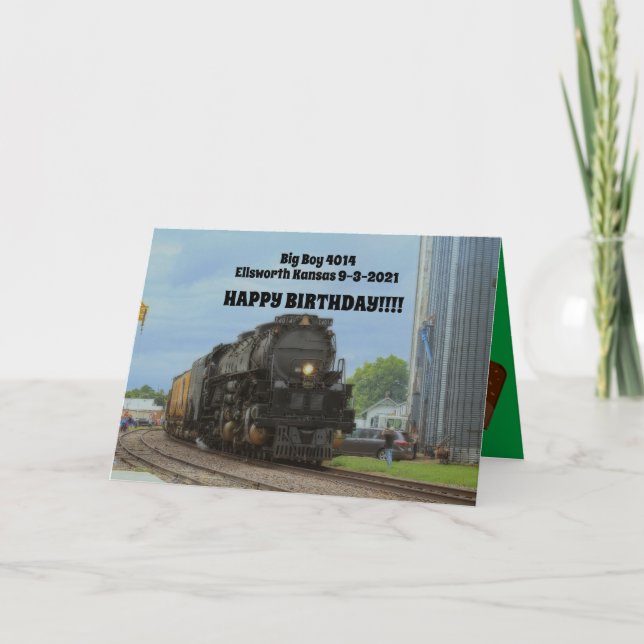 Big Boy 4014 Card (Front)
