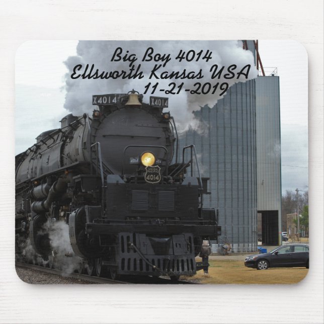 Big Boy 4014 Ellsworth Kansas USA Mouse Pad (Front)