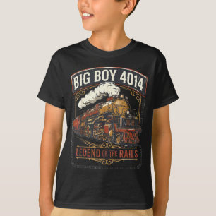 Big boy 4014 steam engine locomotive train vintage T-Shirt